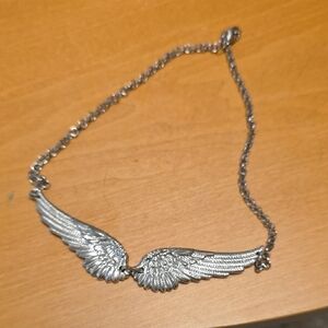 Silver Winged Necklace